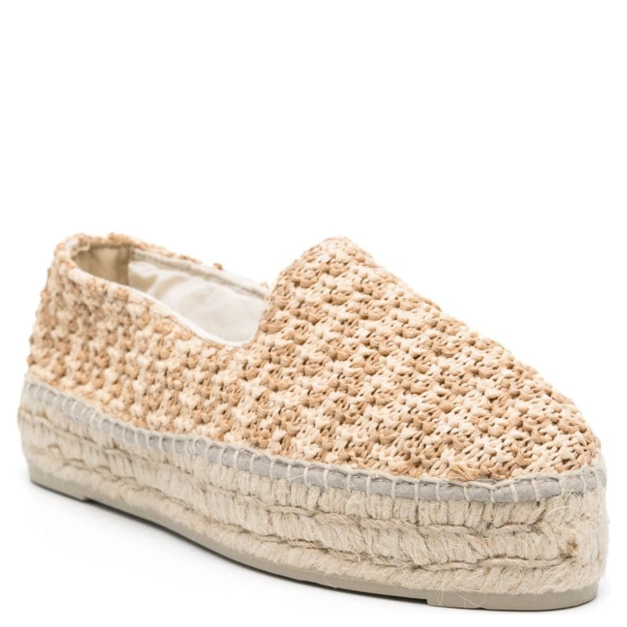 woven raffia espadrilles
