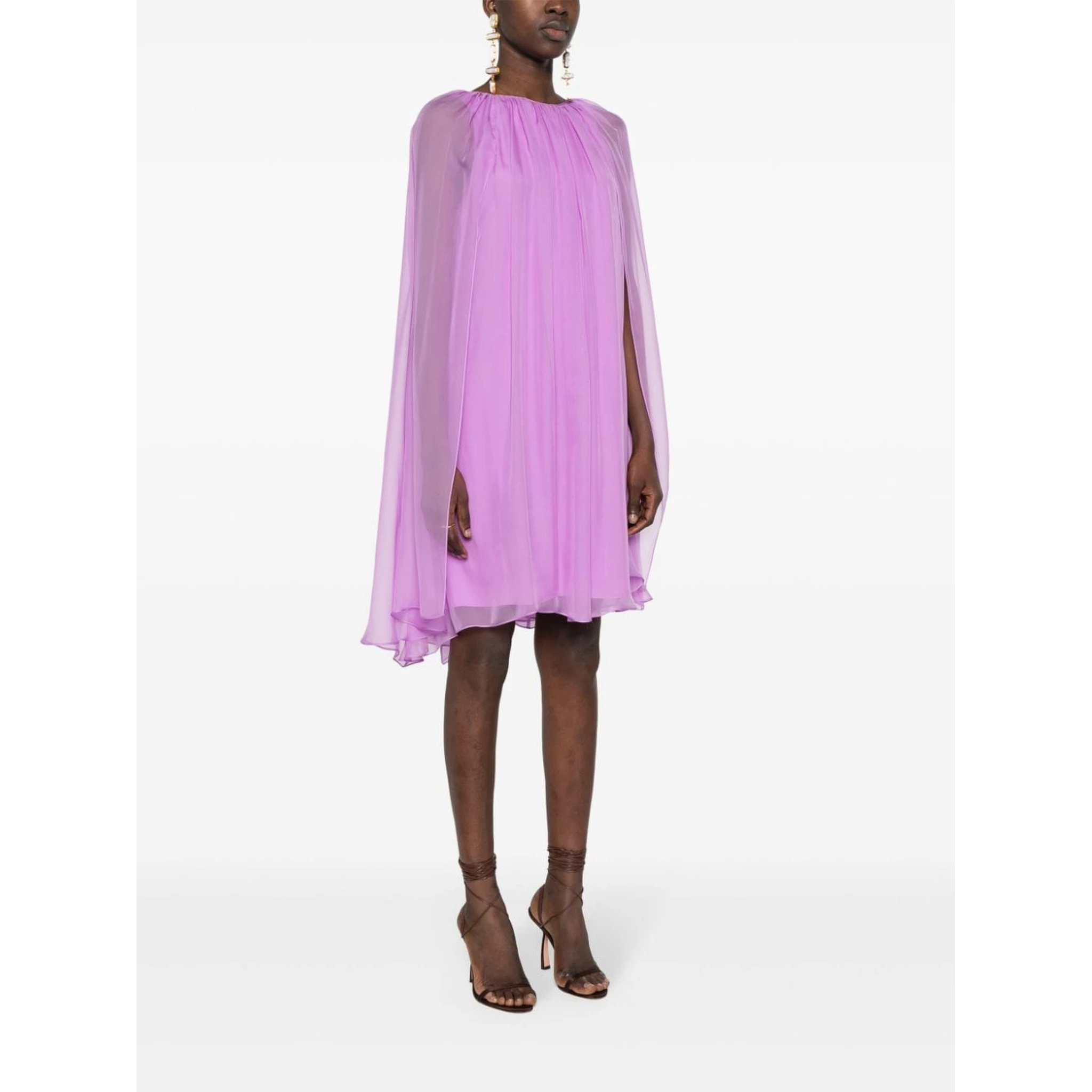 Footing Chiffon Mini Dress.