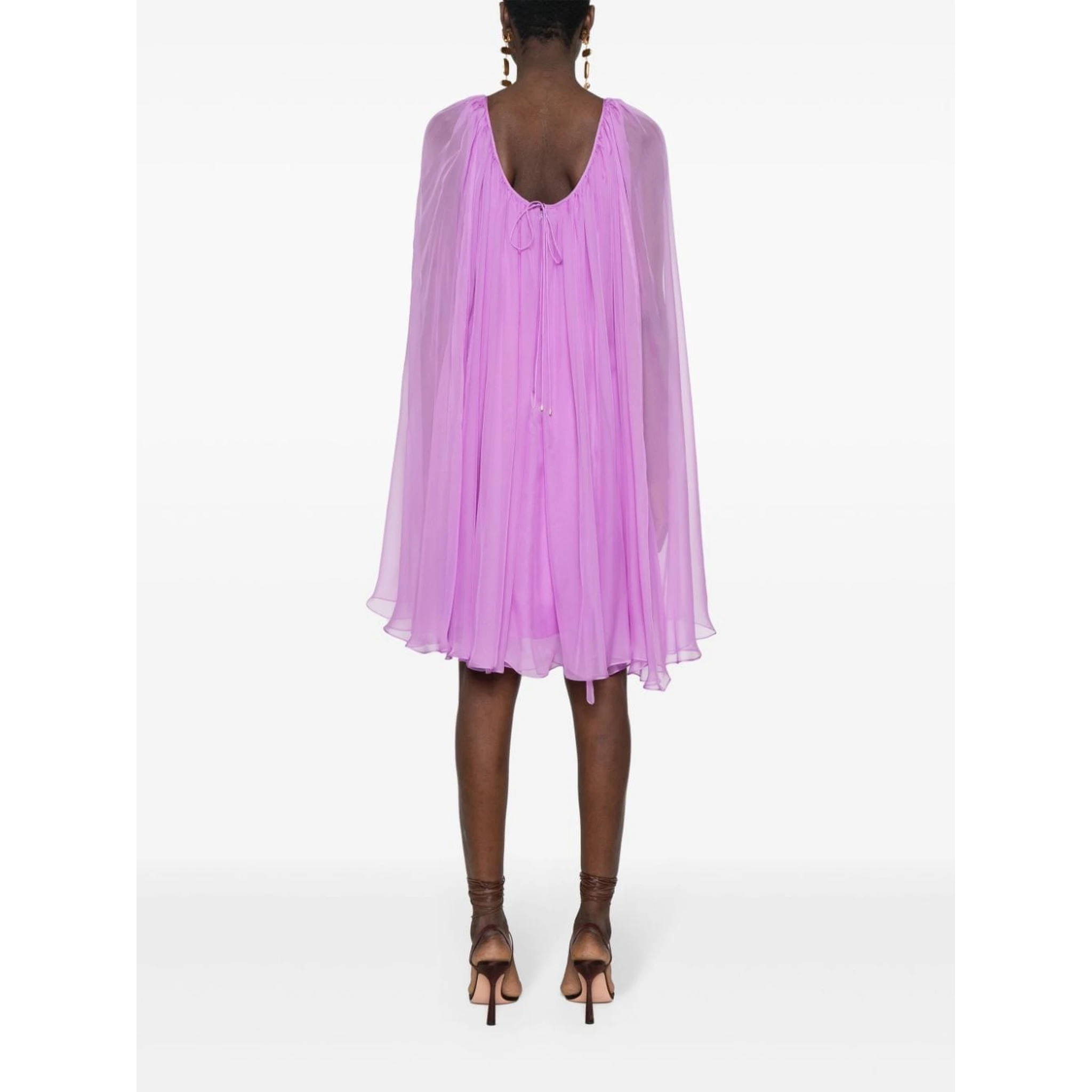 Footing Chiffon Mini Dress.