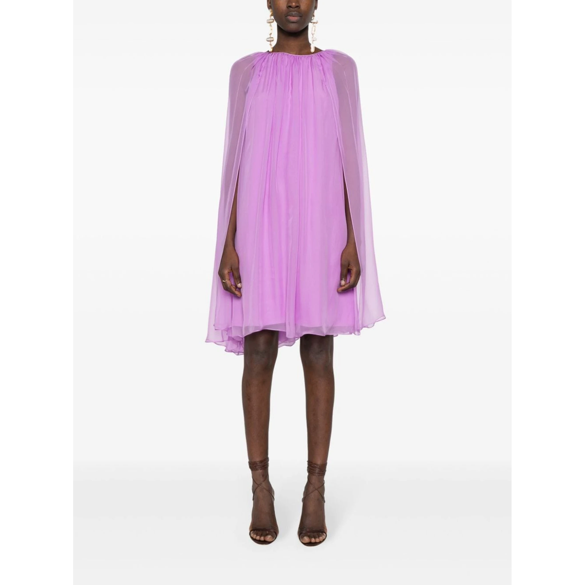 Footing Chiffon Mini Dress.