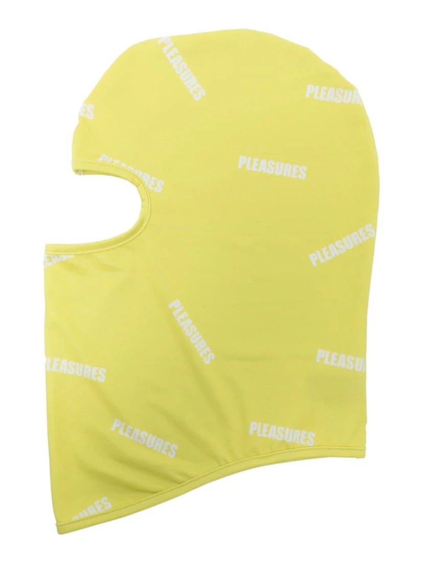 logo-print stretch balaclava