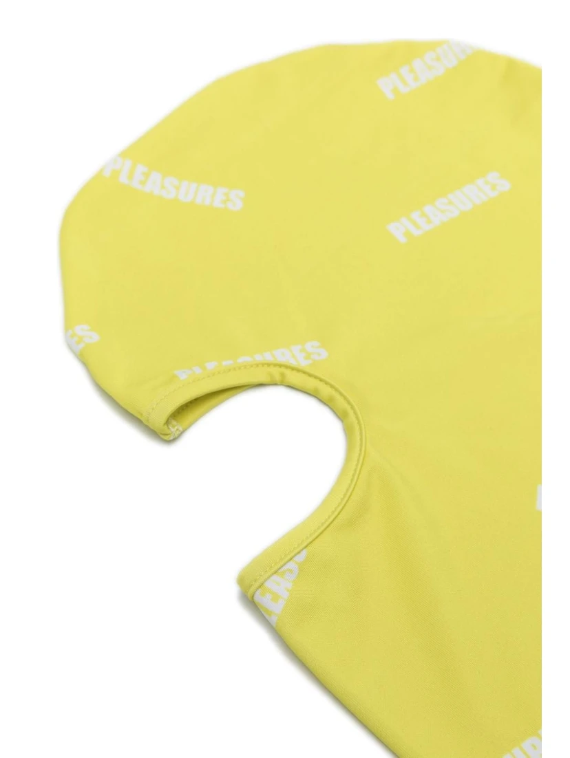 logo-print stretch balaclava