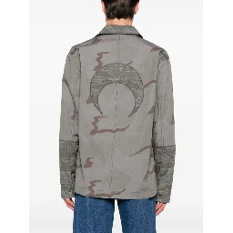 rispstop classic-collar shirt jacket