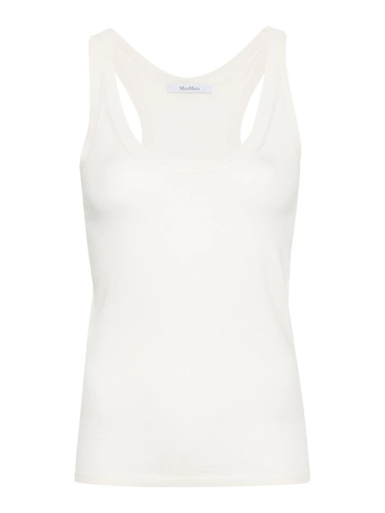 Women's Cashmere Tank Top In White
