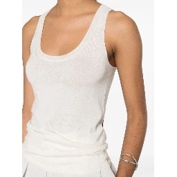 Women's Cashmere Tank Top In White