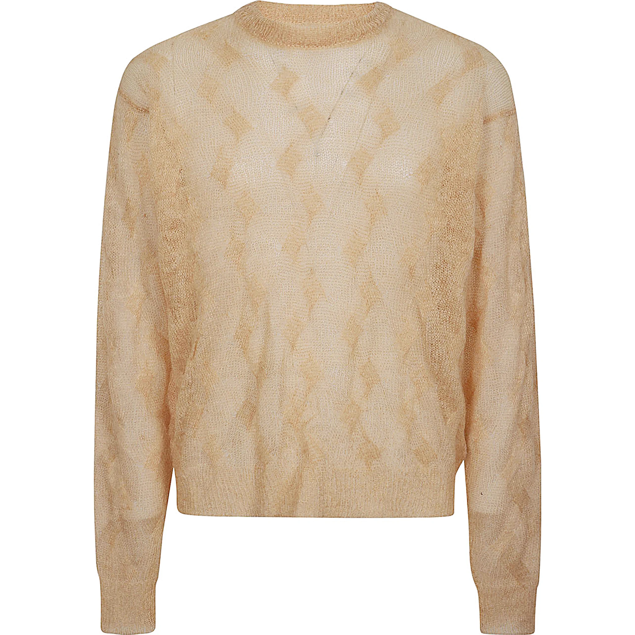 Wool Blend Jumper In Nude