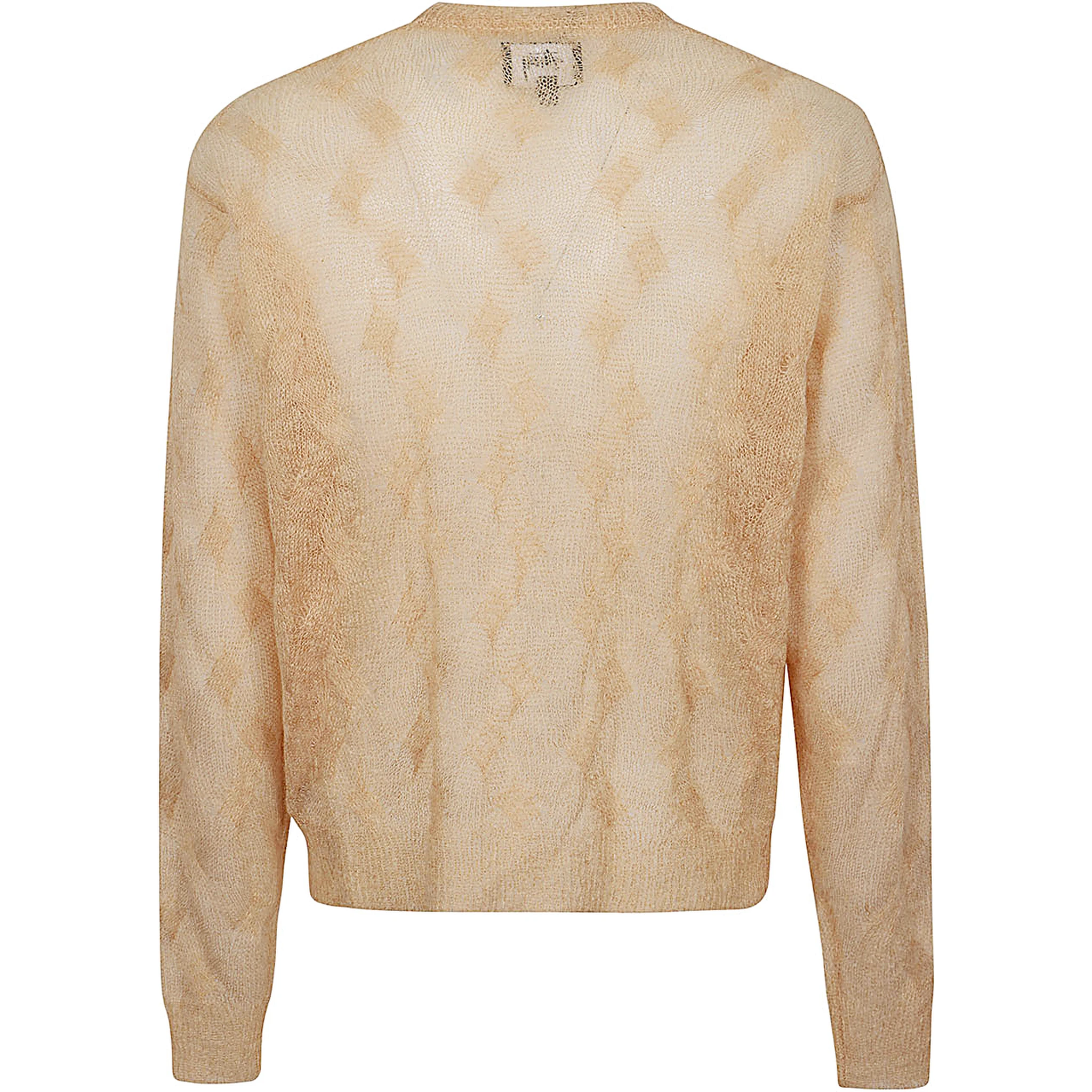 Wool Blend Jumper In Nude