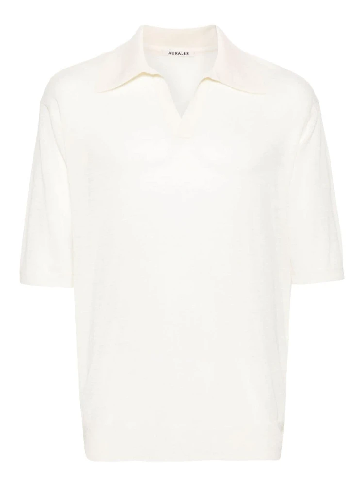 AURALEE T-shirts and Polos White