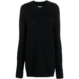 four-stitch brushed jumper