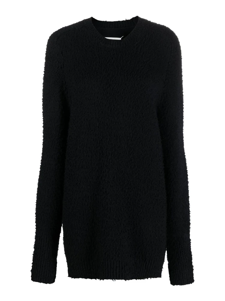 four-stitch brushed jumper