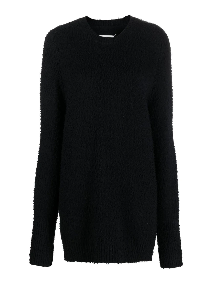 four-stitch brushed jumper