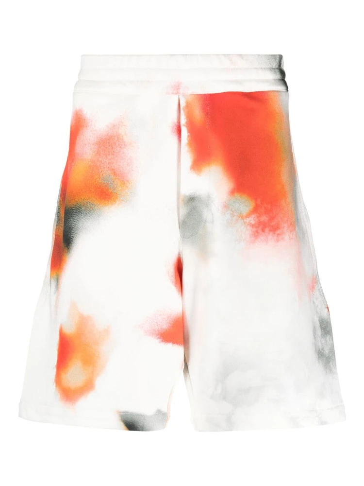 tie-dye bermuda shorts