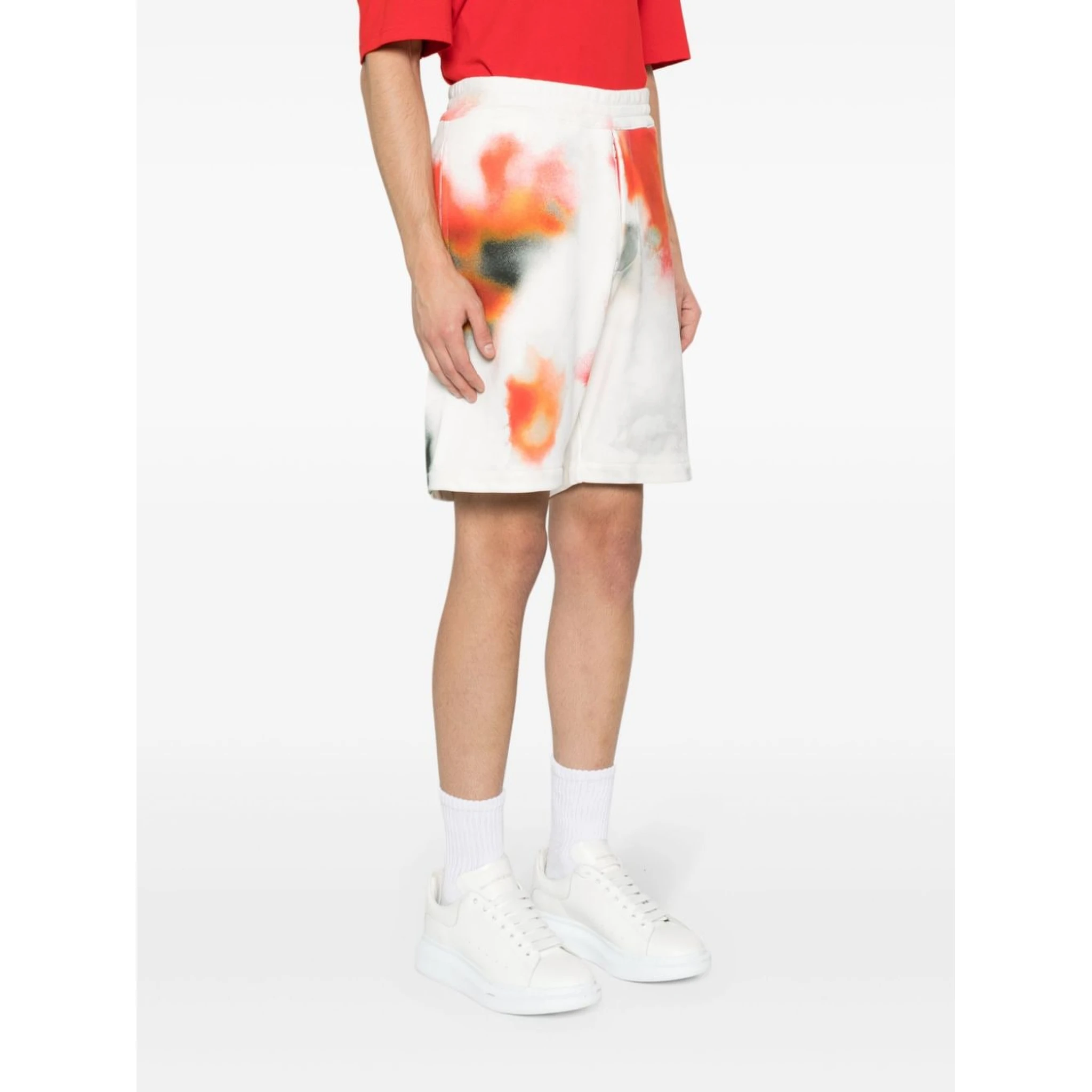 tie-dye bermuda shorts