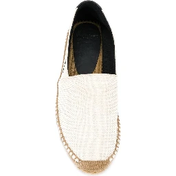 logo-embroidered espadrilles