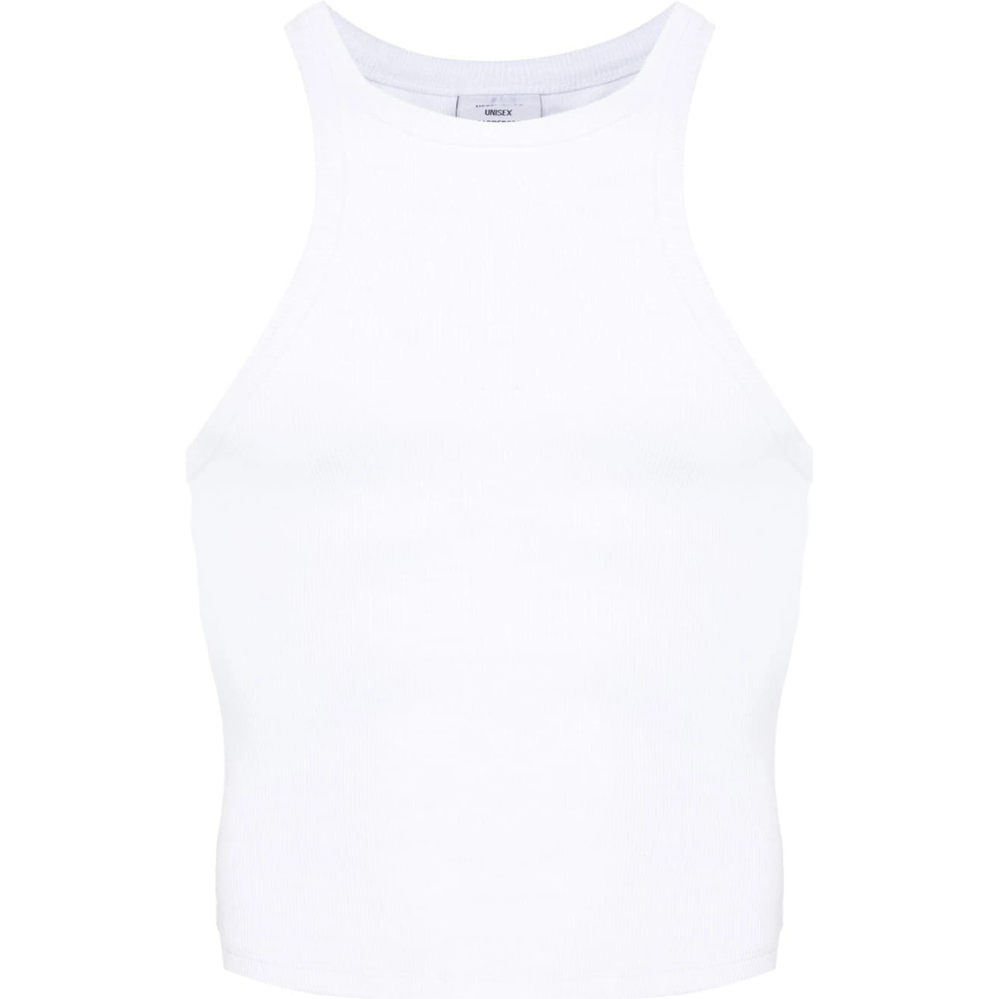 Racing Tank Top In White