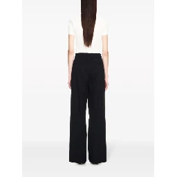 Off White Trousers Black