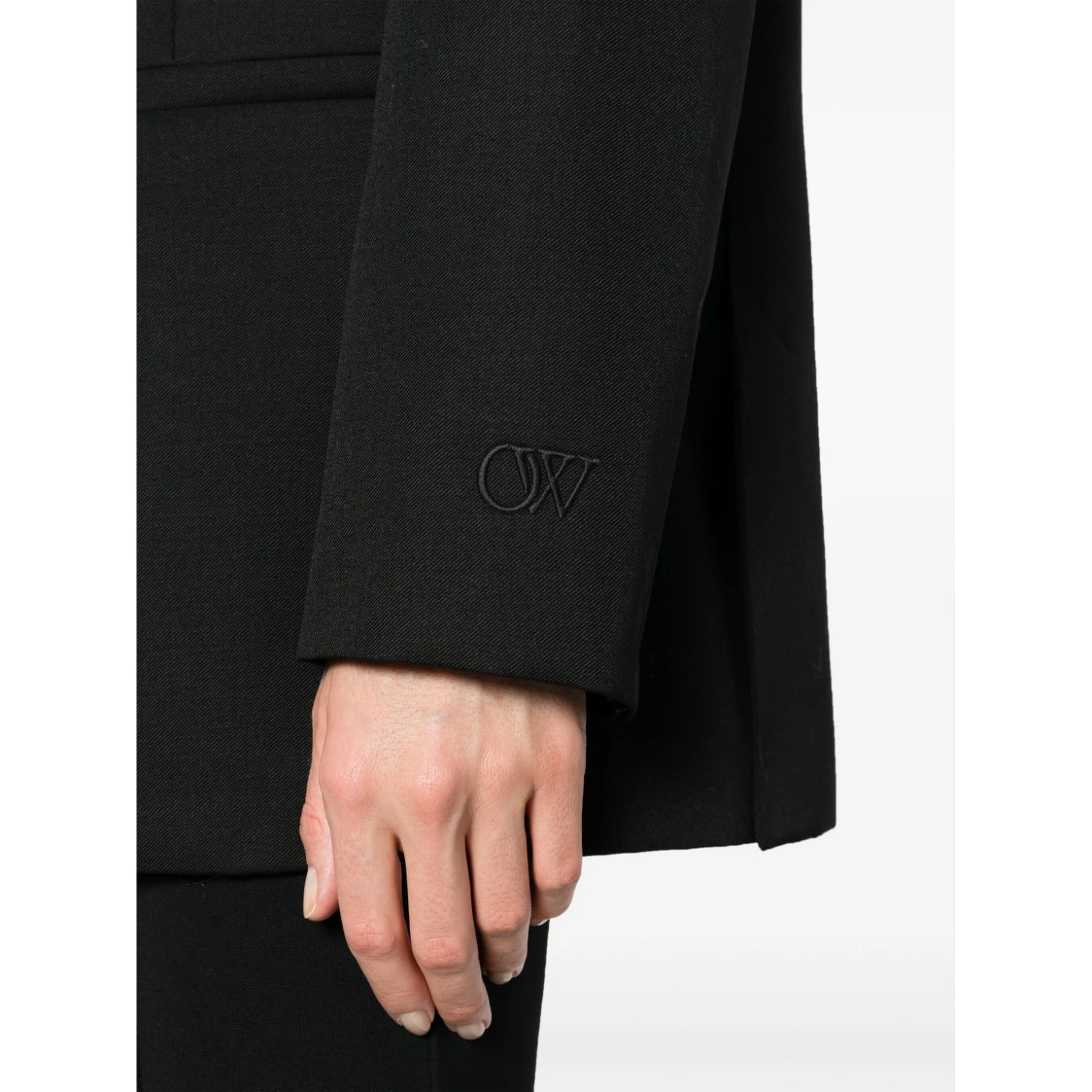 Off White Jackets Black