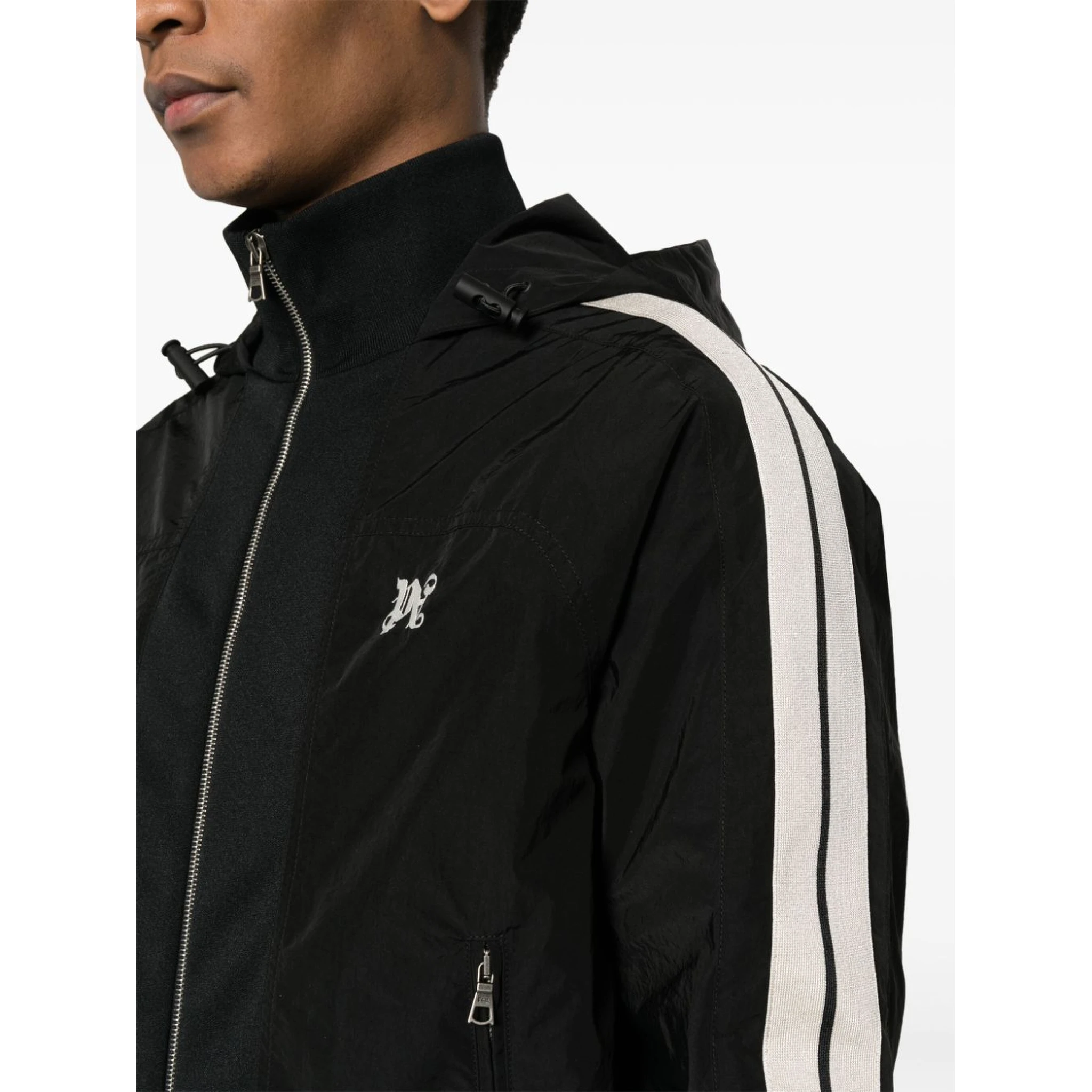 Palm Angels Jackets Black