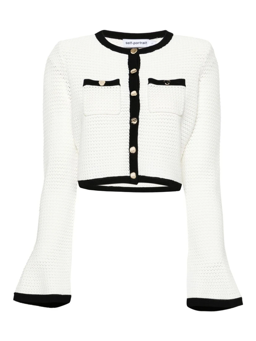 Self-portrait Sweaters White