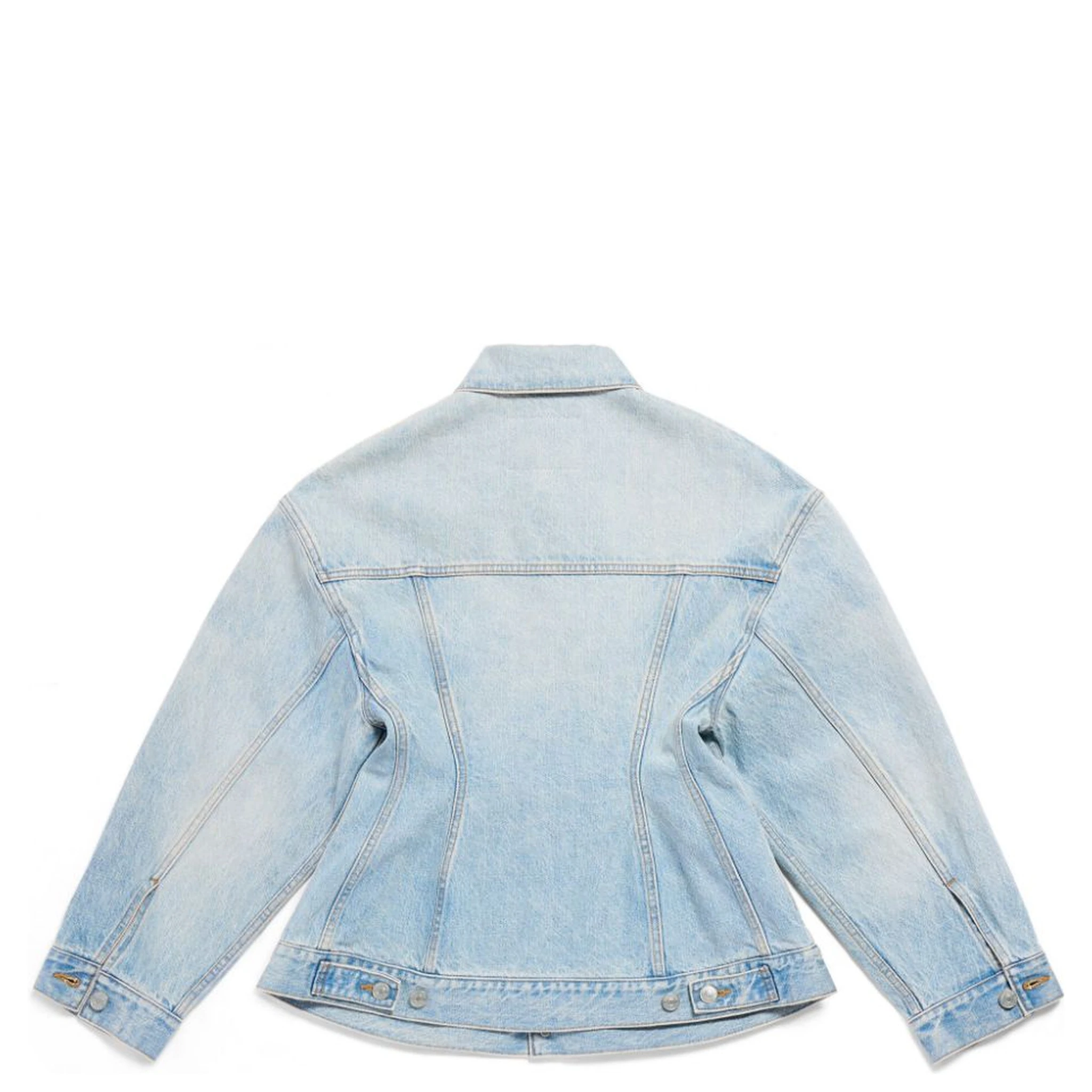 Balenciaga Coats Clear Blue