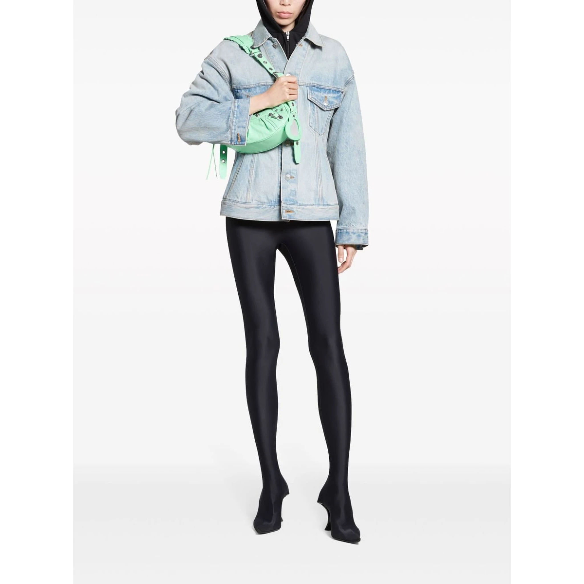 Balenciaga Coats Clear Blue