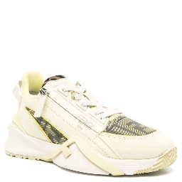 Flow leather-panelled sneakers