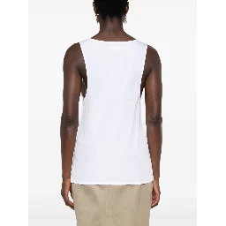 Semi-Sheer Henley Tank Top