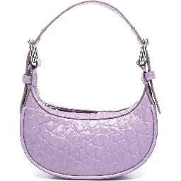 Mini Soho Croco Embossed Leather Shoulder Bag In Purple