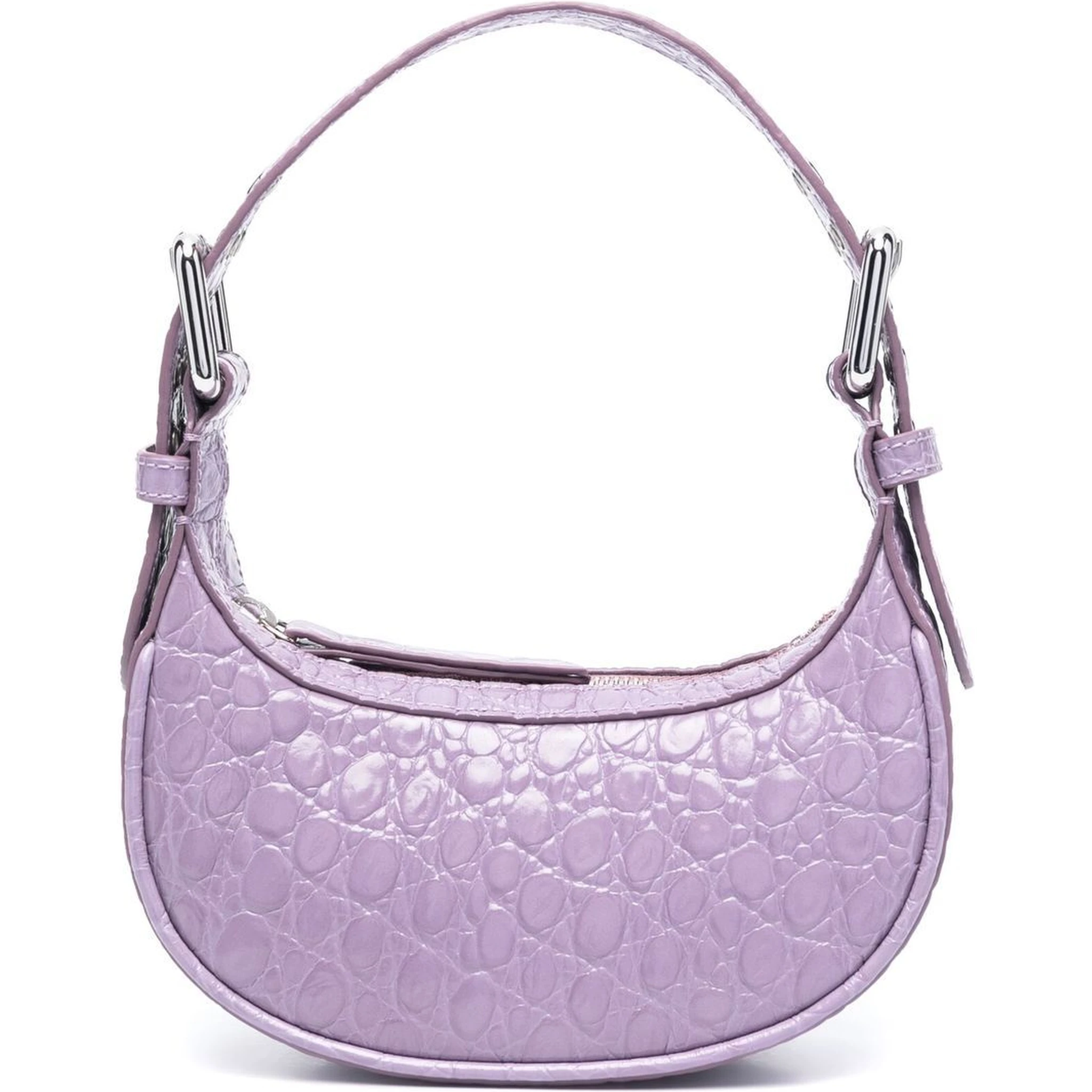 Mini Soho Croco Embossed Leather Shoulder Bag In Purple