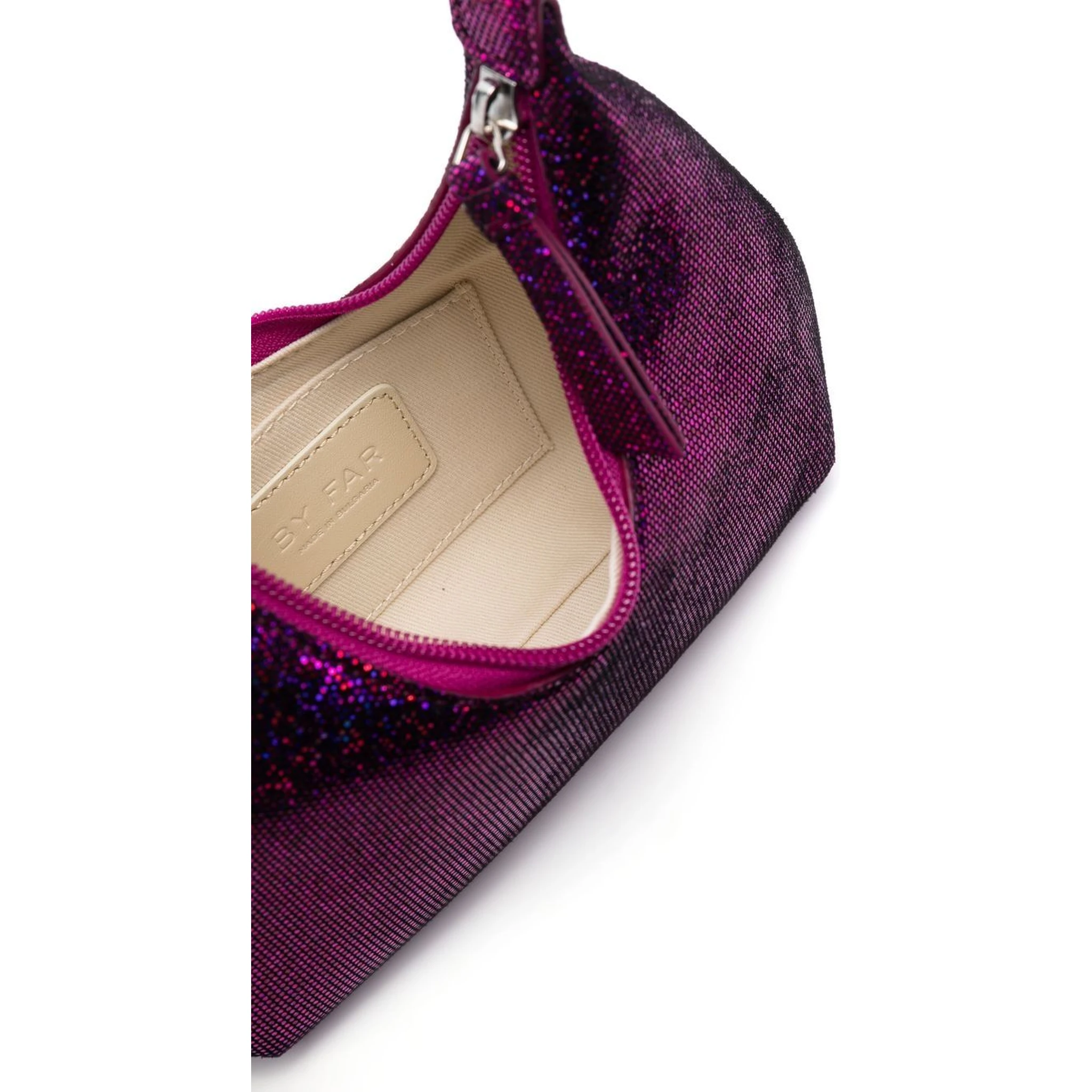 Baby Amber Leather Shoulder Bag In Purple