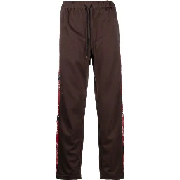 Printed Bandana Trousers In Brown