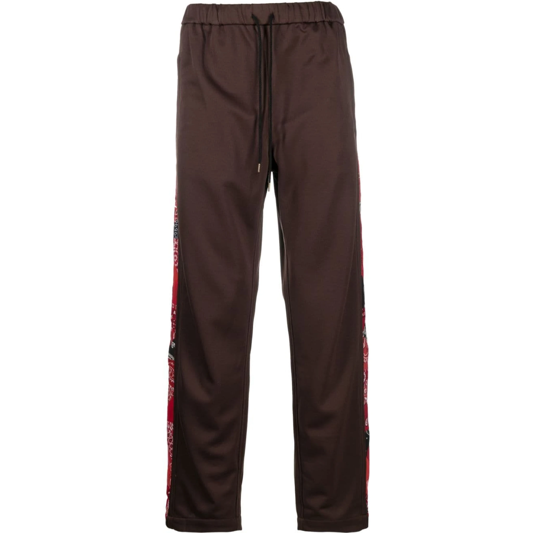 Printed Bandana Trousers In Brown
