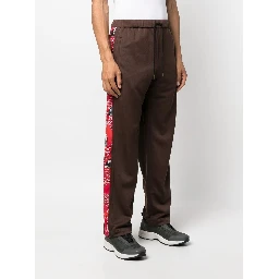 Printed Bandana Trousers In Brown