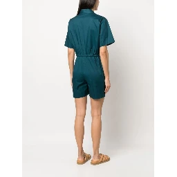 pocket short-sleeve playsuit