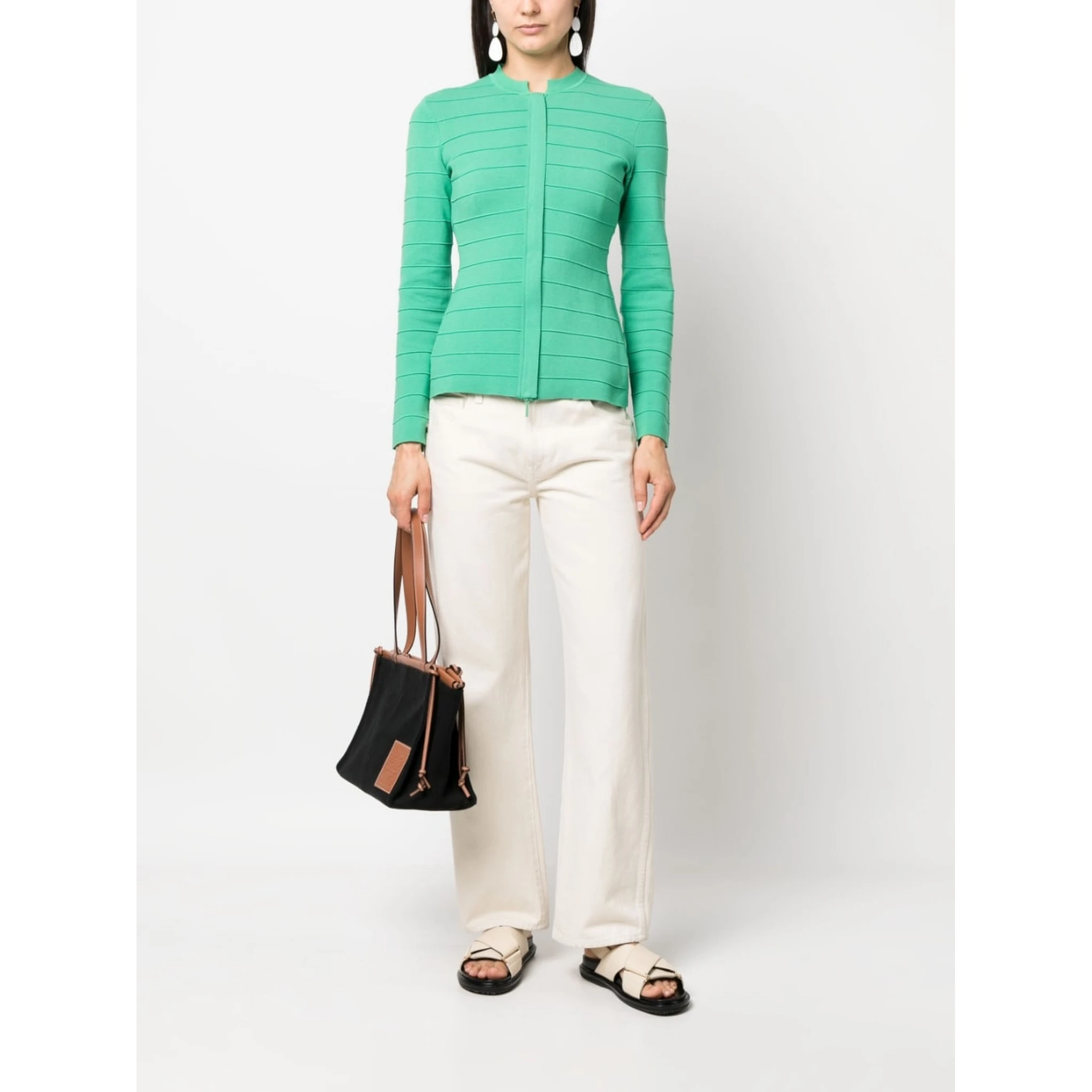 Cotton Jacket In Green