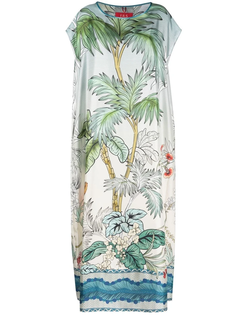 F.R.S . Dresses Clear Blue