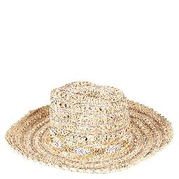 Multicolor Raffia Sombrero Hat