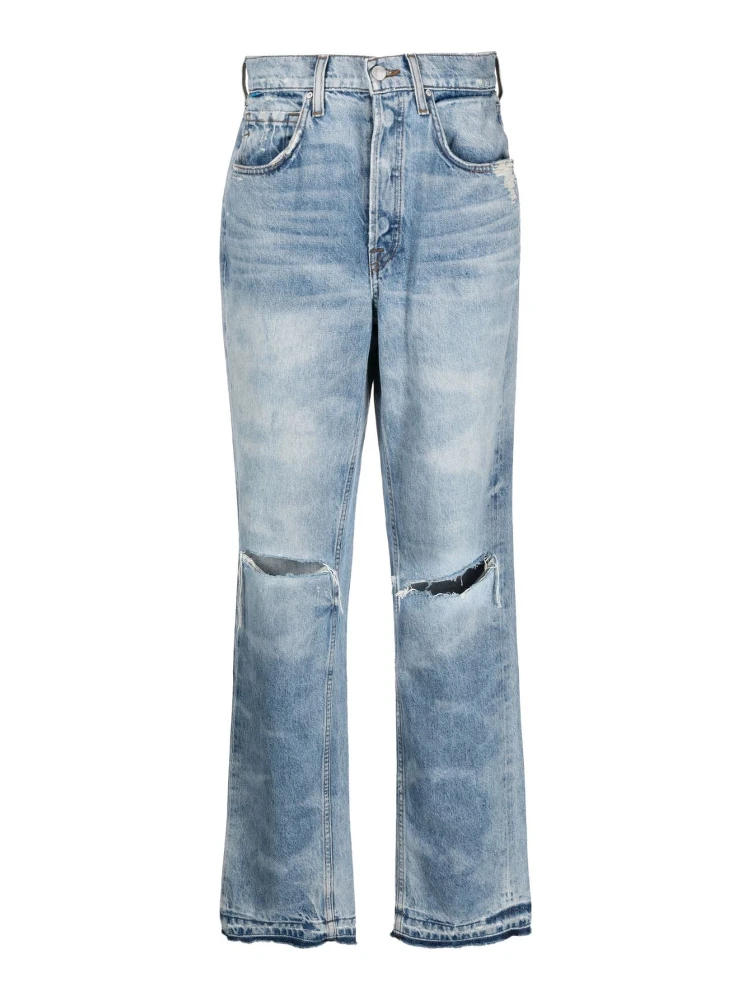 Kate straight-leg ripped jeans