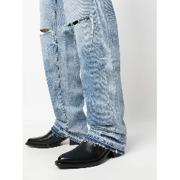 Kate straight-leg ripped jeans