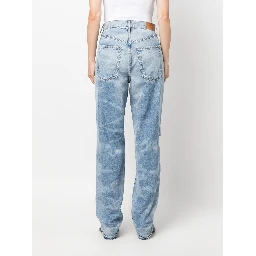 Kate straight-leg ripped jeans