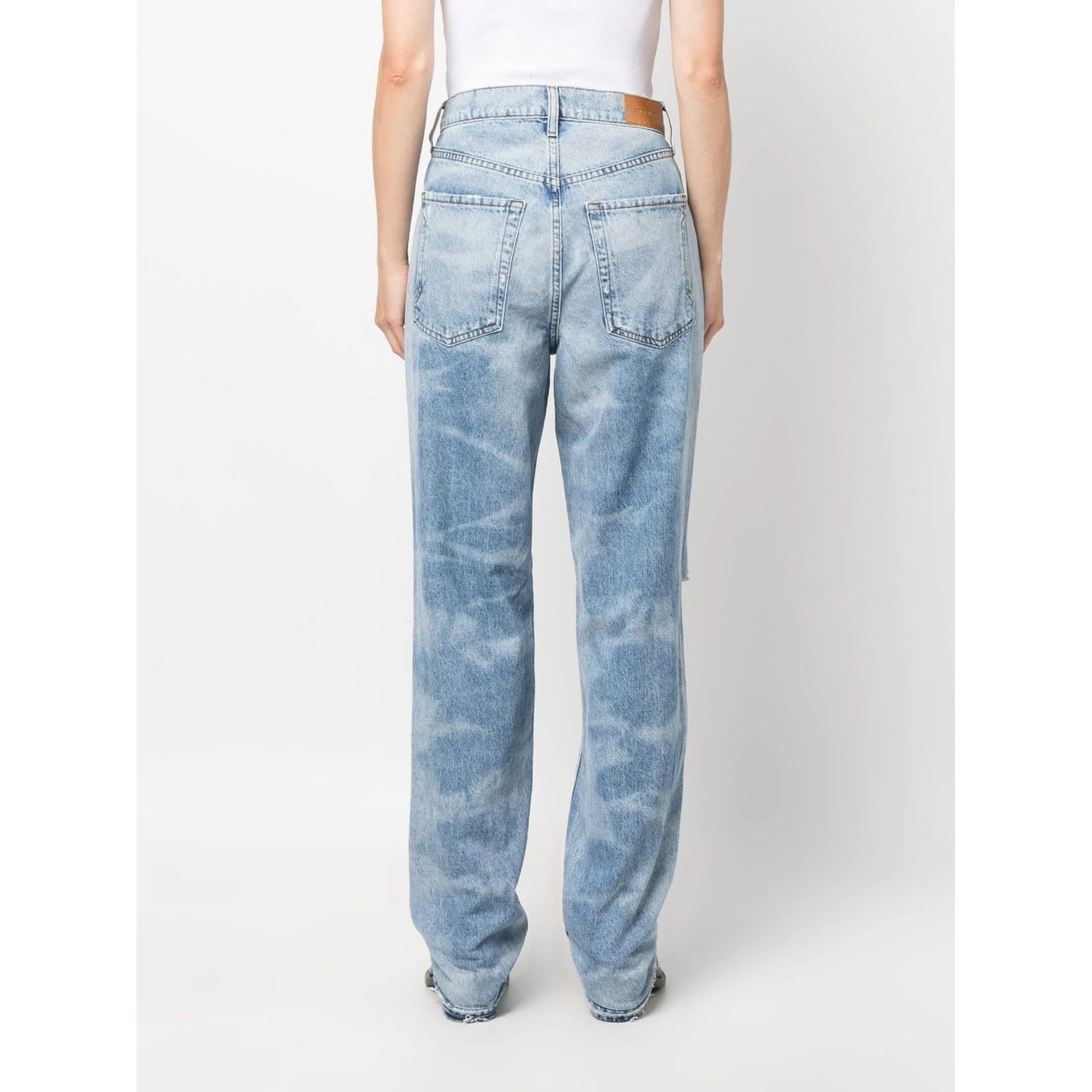 Kate straight-leg ripped jeans