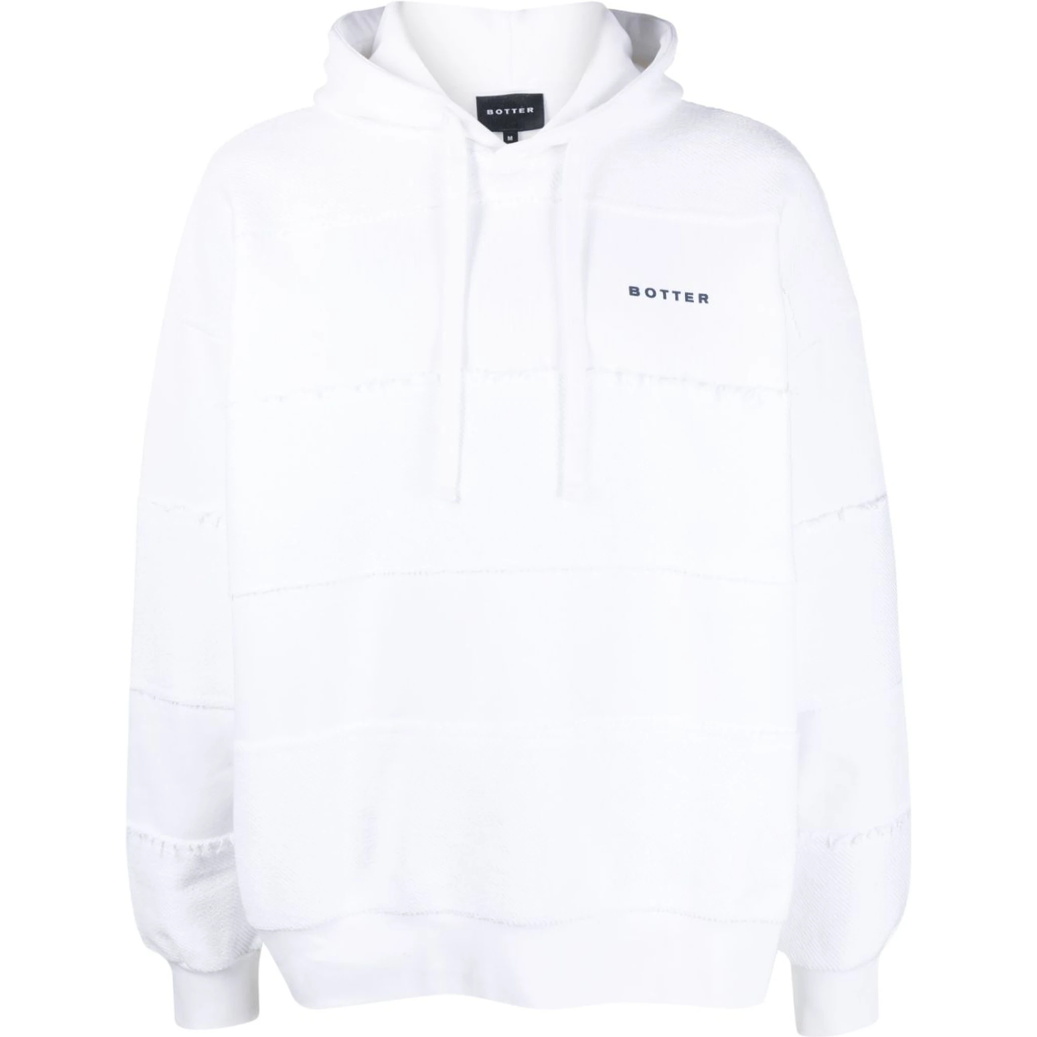 Hooded Organic Cotton Sweater In White