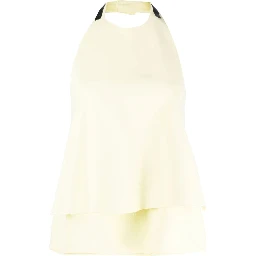 halterneck open-back top