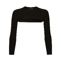 KIM DOLCE&GABBANA cropped button-fastening cardigan