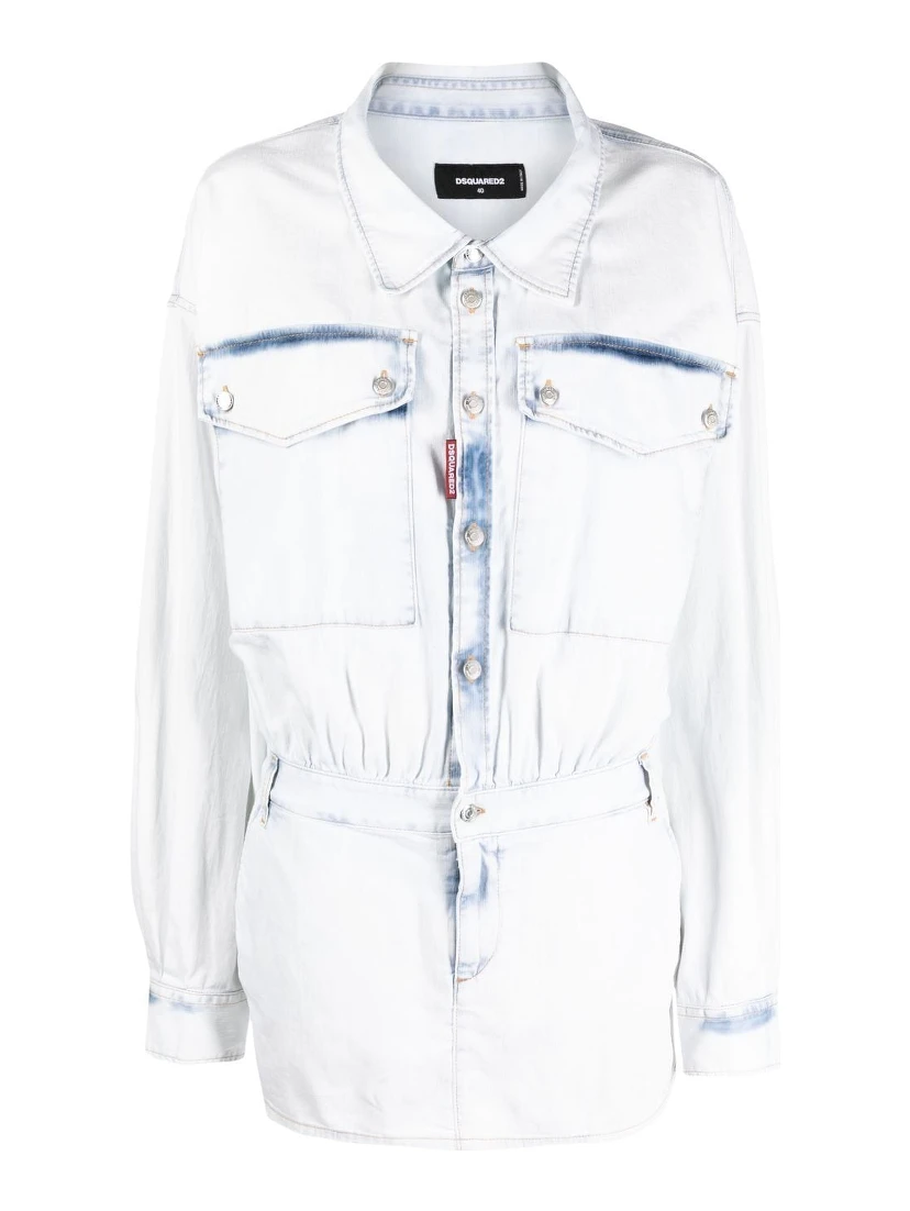 Dsquared2 Dresses Clear Blue