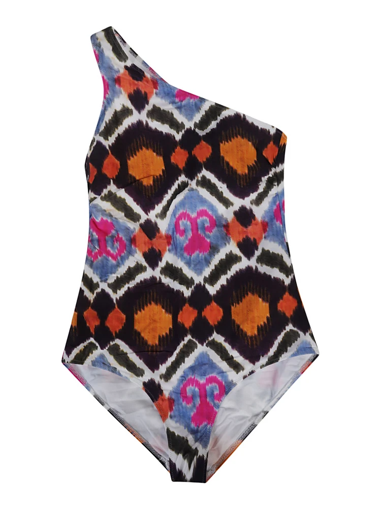 Multicolor Cadaques Printed One-piece Swimsuit