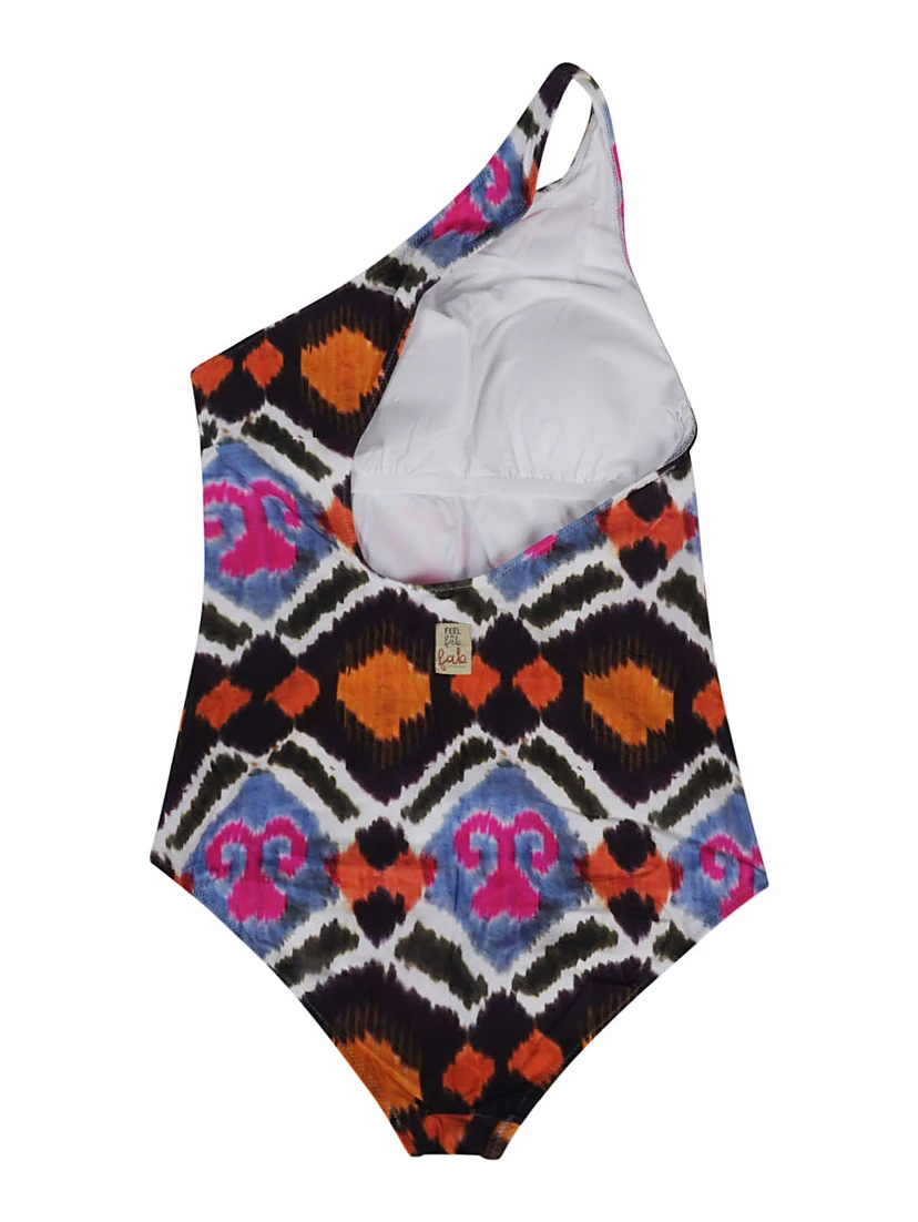 Multicolor Cadaques Printed One-piece Swimsuit