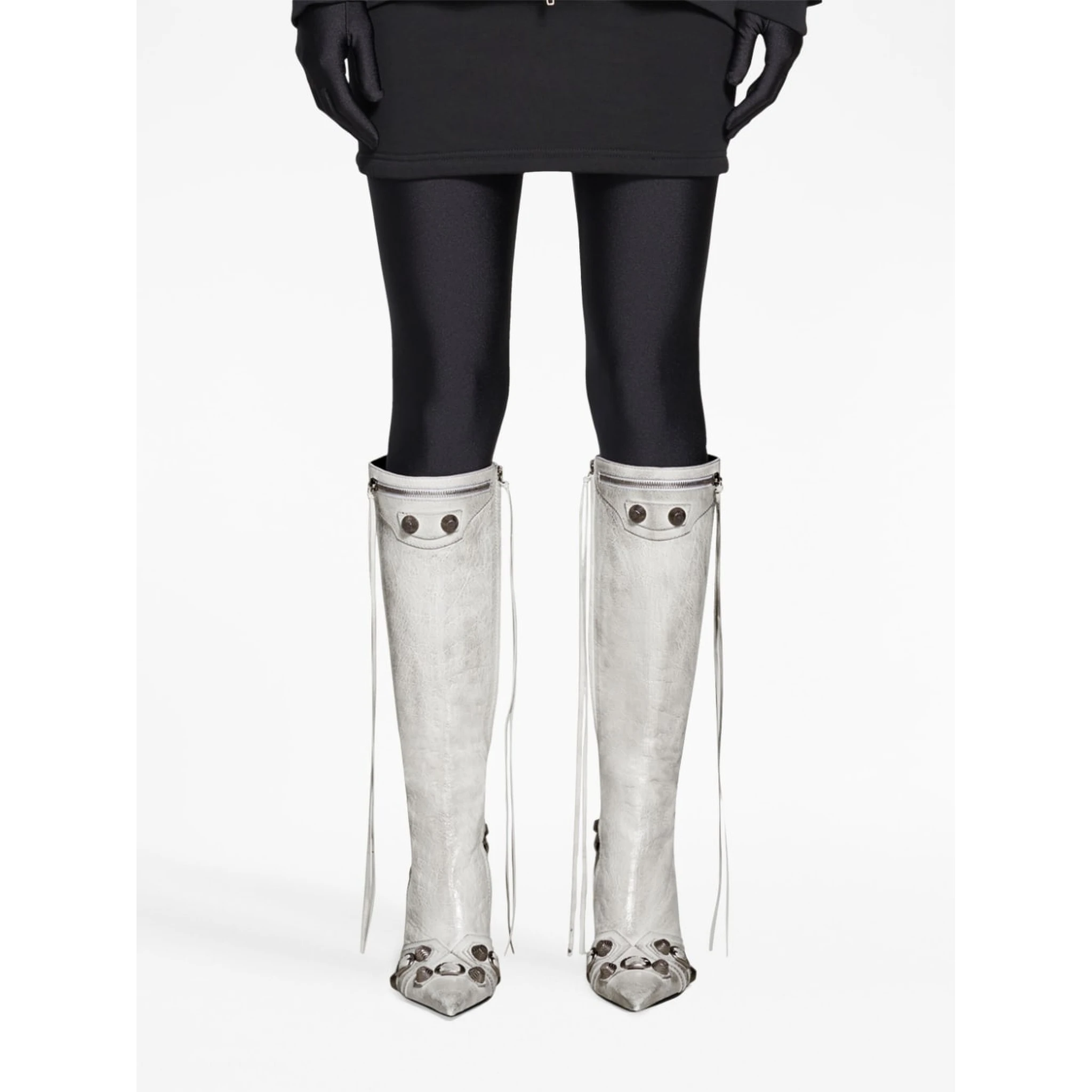 Cagole point-toe boot