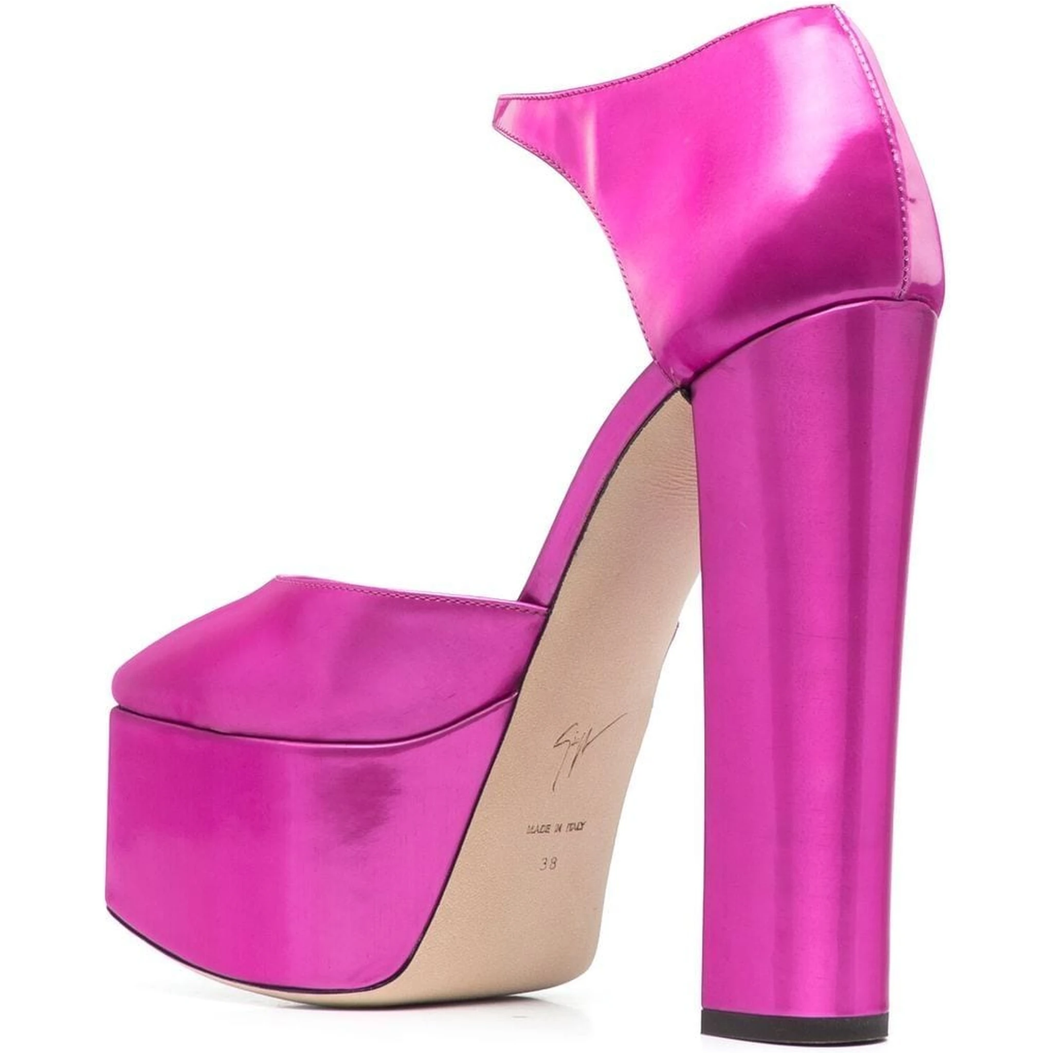 Fuchsia Fuchsia Bebe Leather Pump