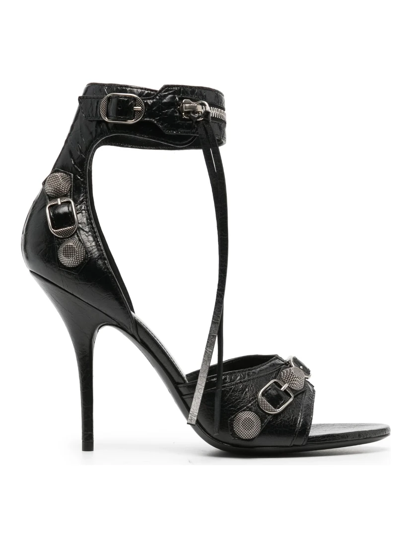 Black Leather Heel